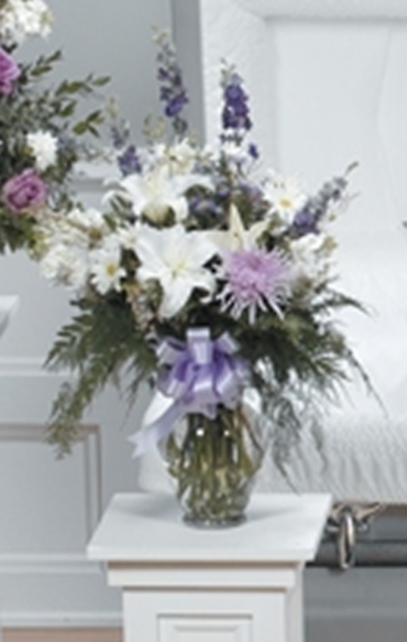 Lavender Tribute Vase Arrangement