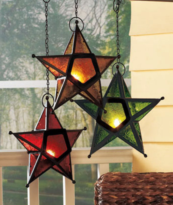 Hanging Star Candleholder