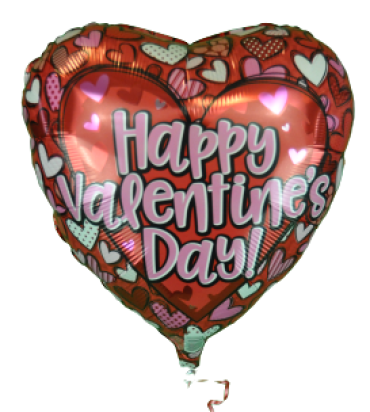 Valentines Mylar Balloon