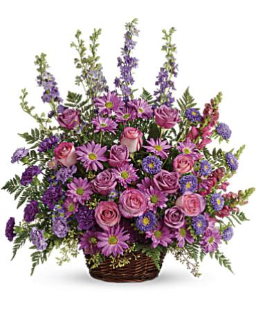 Gracious Lavender Basket *