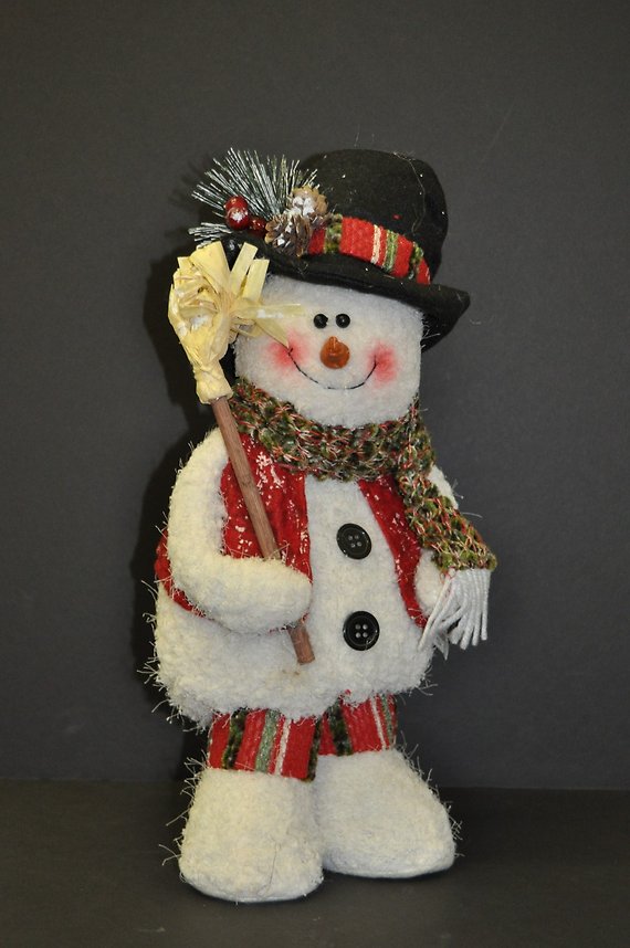 Snowman with Broom