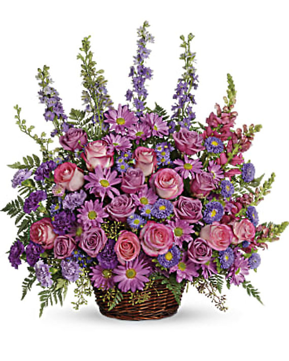 Gracious Lavender Basket *
