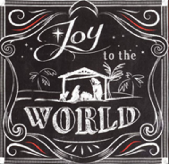 Joy To The World Canvas Wall Print