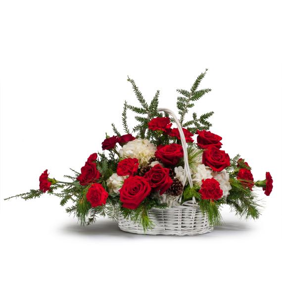 Holiday Basket Bouquet